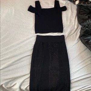 Two piece set- black